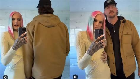 jeffree star and nfl player|Jeffree Star shares photo of him and NFL boyfriend。